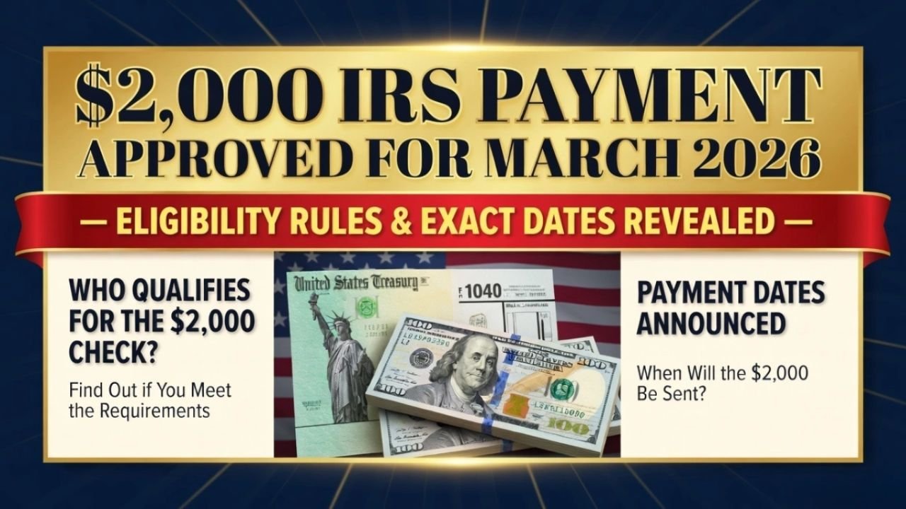 $2,000 IRS Direct Deposit Approved for March: Who May Qualify and When Payments Could Arrive