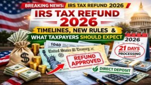 Big IRS Update for 2026: New Rules, Refund Changes, and Key Tax Deadlines Explained