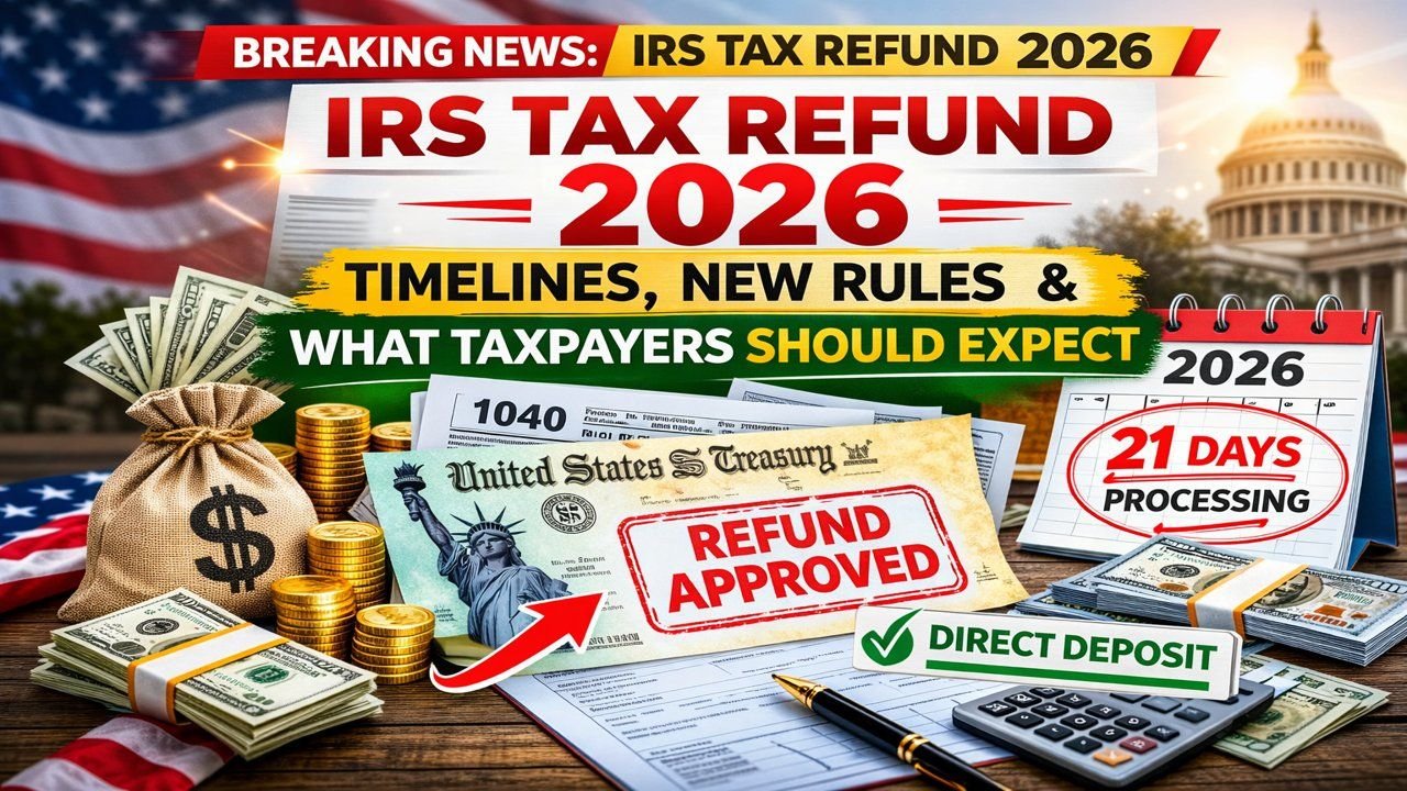 Big IRS Update for 2026: New Rules, Refund Changes, and Key Tax Deadlines Explained