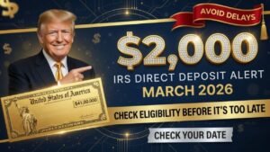 IRS $2,000 Direct Deposit Update: What Taxpayers Should Verify Before the March Payment Window